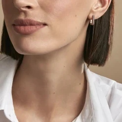 Histoire d'Or Créoles Ileen Plaqué Or Jaune Autres Pierres Sale