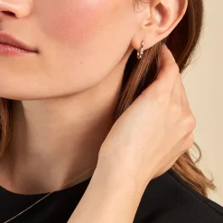 Histoire d'Or Créoles Infinite Love Or Jaune Diamant