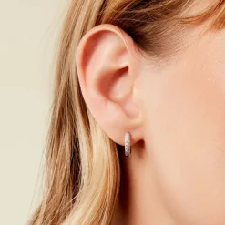 Histoire d'Or Créoles Jekaterina Or Jaune Diamant Best