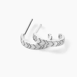 Histoire d'Or Créoles Jolene Argent Blanc Online