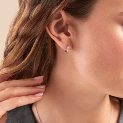 Histoire d'Or Créoles Jolene Argent Blanc Online