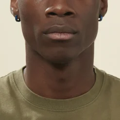 JOURDAN Créoles Tilos acier bleu Sale