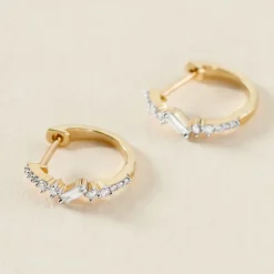 Histoire d'Or Créoles Joy Or Jaune Diamant Outlet