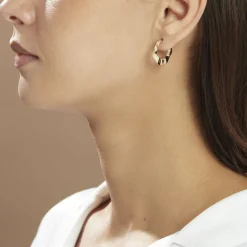 Histoire d'Or Créoles Keara Plaqué Or Jaune Online