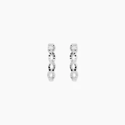 Histoire d'Or Créoles Kezya Argent Blanc Clearance