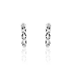 Histoire d'Or Créoles Kezya Argent Blanc Clearance