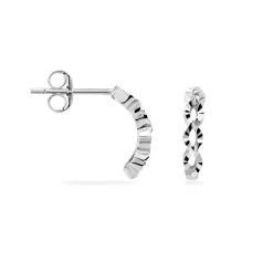 Histoire d'Or Créoles Kezya Argent Blanc Clearance