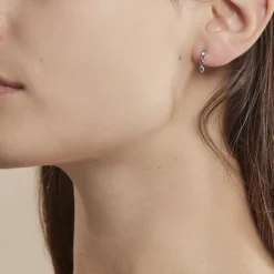 Histoire d'Or Créoles Kezya Argent Blanc Clearance