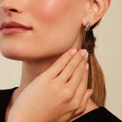 Histoire d'Or Créoles Leocadie Argent Blanc Online