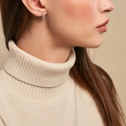 Histoire d'Or Créoles Linkki Argent Blanc Discount