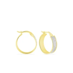 Histoire d'Or Créoles Lolly Or Bicolore Discount