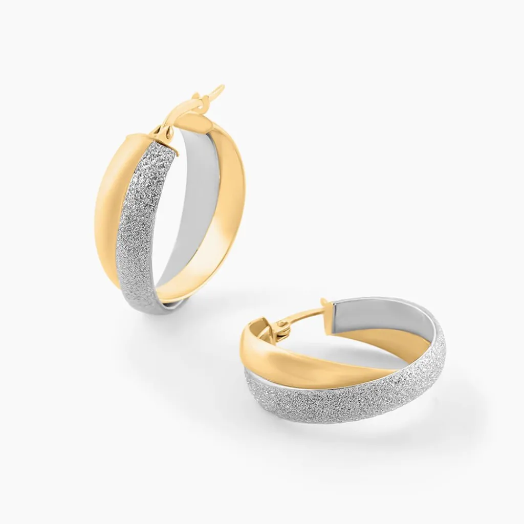 Histoire d'Or Créoles Lolly Or Bicolore Outlet