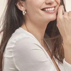 Histoire d'Or Créoles Lolly Or Bicolore Outlet