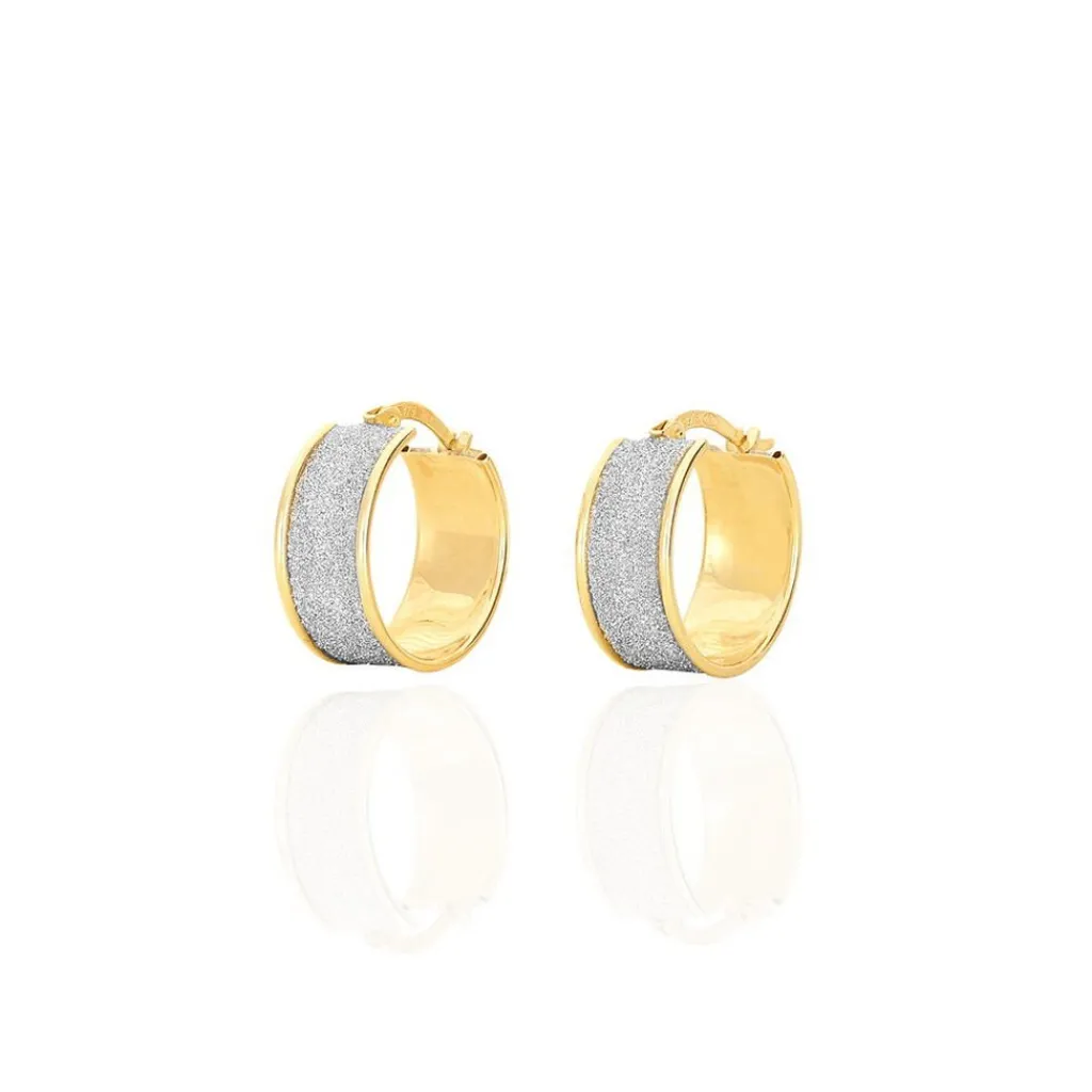 Histoire d'Or Créoles Lolly Or Bicolore Hot