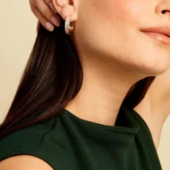 Histoire d'Or Créoles Lolly Or Jaune