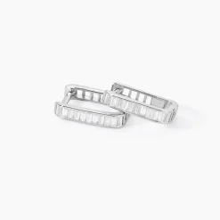 Histoire d'Or Créoles Louiselle Argent Blanc Oxyde De Zirconium Online