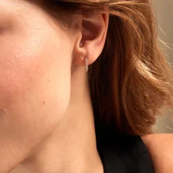 Histoire d'Or Créoles Louisette Argent Blanc Outlet