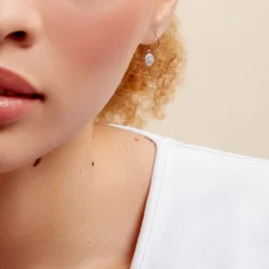 Histoire d'Or Créoles Lulu Or Blanc Oxyde Outlet