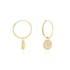 Histoire d'Or Créoles Lulu Or Jaune Oxyde