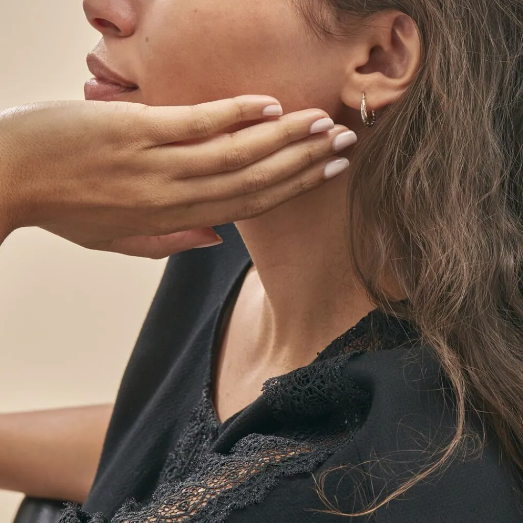 Histoire d'Or Créoles Maelia Or Bicolore