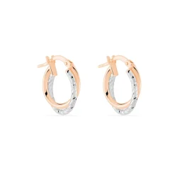 Histoire d'Or Créoles Maelia Or Bicolore