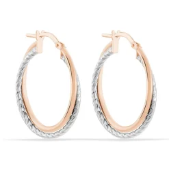 Histoire d'Or Créoles Maelia Or Bicolore Best