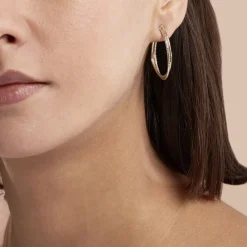 Histoire d'Or Créoles Maelia Or Bicolore Clearance