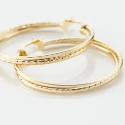 Histoire d'Or Créoles Maelia Or Jaune Discount