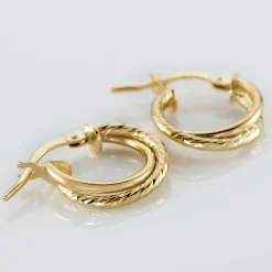 Histoire d'Or Créoles Maelia Or Jaune Discount