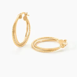 Histoire d'Or Créoles Maelia Or Jaune