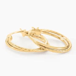 Histoire d'Or Créoles Maelia Or Jaune