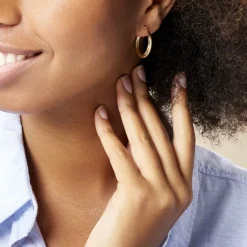 Histoire d'Or Créoles Maelia Or Jaune