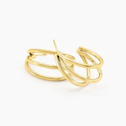 Histoire d'Or Créoles Maia Acier Doré Hot