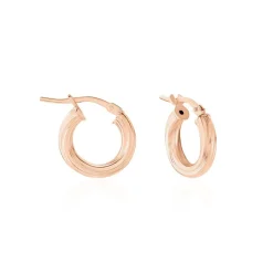 Histoire d'Or Créoles Maia Argent Rose Hot