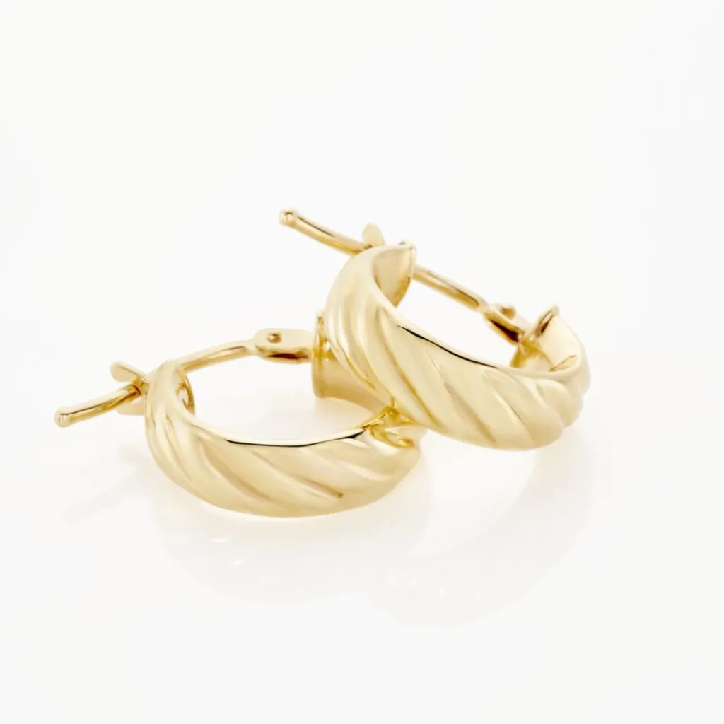 Histoire d'Or Créoles Mara Or Jaune Discount