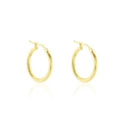 Histoire d'Or Créoles Merraine Or Jaune