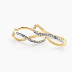 Histoire d'Or Créoles Micha Or Bicolore Clearance