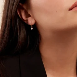 Histoire d'Or Créoles Mon 1er Diamant Or Jaune Diamant Hot