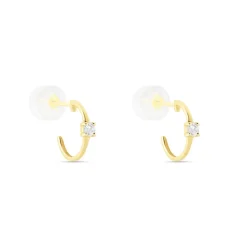 Histoire d'Or Créoles Or Jaune Bedelia Oxyde Best