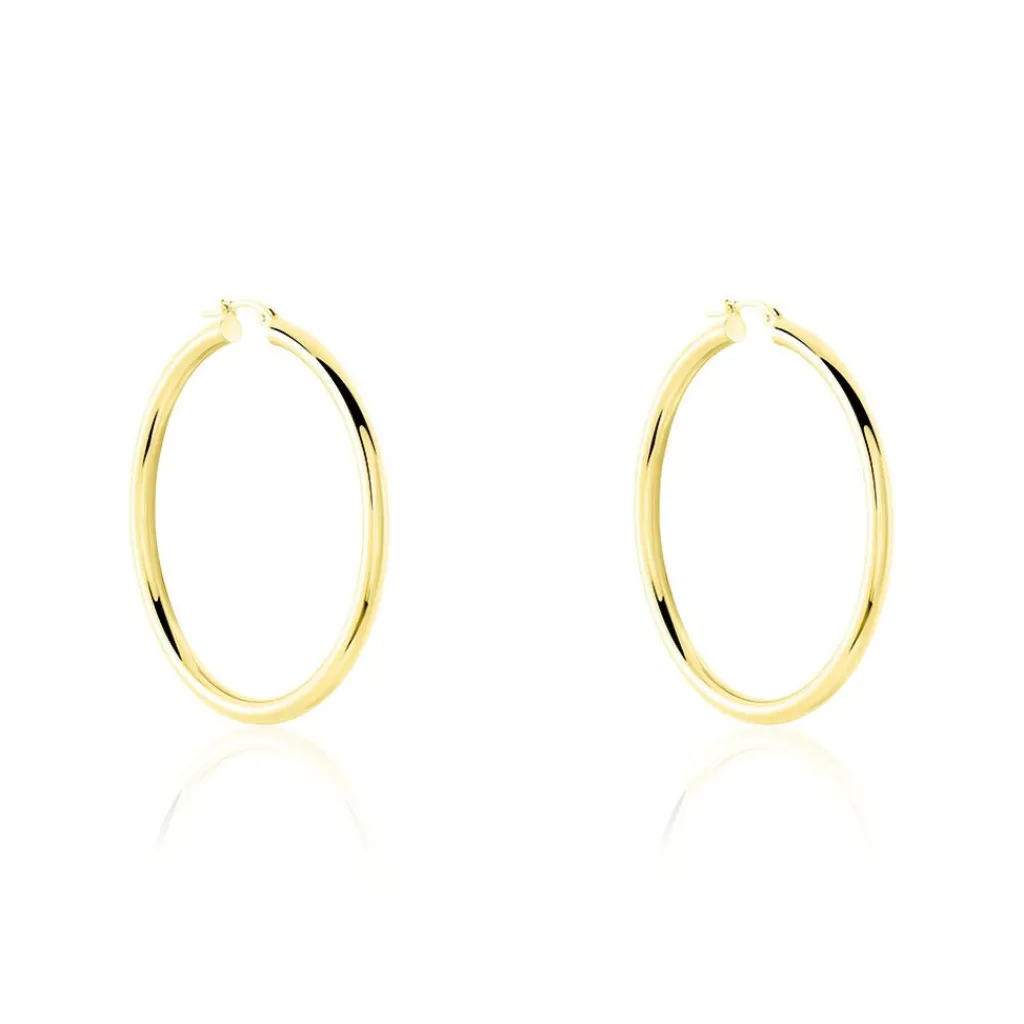 Histoire d'Or Créoles Or Jaune Rond Clearance