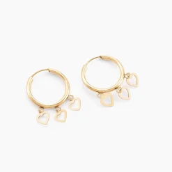 Histoire d'Or Créoles Orinthia Or Jaune Outlet