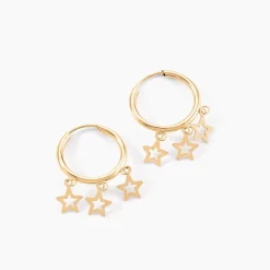 Histoire d'Or Créoles Orinthia Or Jaune Sale