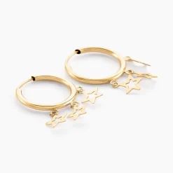 Histoire d'Or Créoles Orinthia Or Jaune Sale