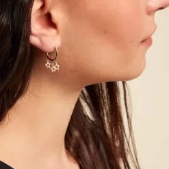 Histoire d'Or Créoles Orinthia Or Jaune Sale