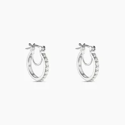 Histoire d'Or Créoles Pasha Argent Blanc Oxyde De Zirconium Best