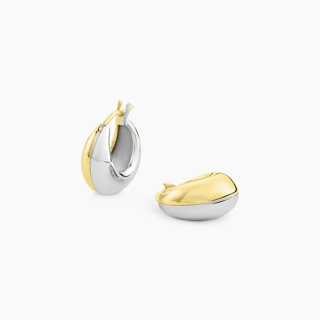 Histoire d'Or Créoles Perfect Match Argent Bicolore Hot