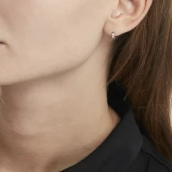 Histoire d'Or Créoles Plaqué Or Jaune Minny Oxydes De Zirconium Sale