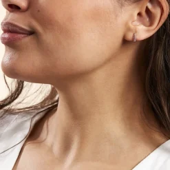 Histoire d'Or Créoles Plaqué Or Jaune Piha Oxydes De Zirconium plaqué or jaune oxyde rose Outlet