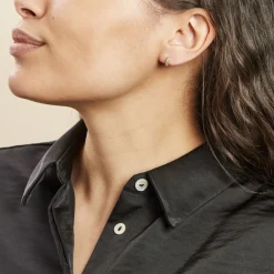 Histoire d'Or Créoles Plaqué Or Jaune Piha Oxydes De Zirconium plaqué or jaune oxyde vert Online