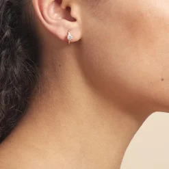 Histoire d'Or Créoles Plaqué Or Laurick Oxydes De Zirconium plaqué or jaune oxyde Online